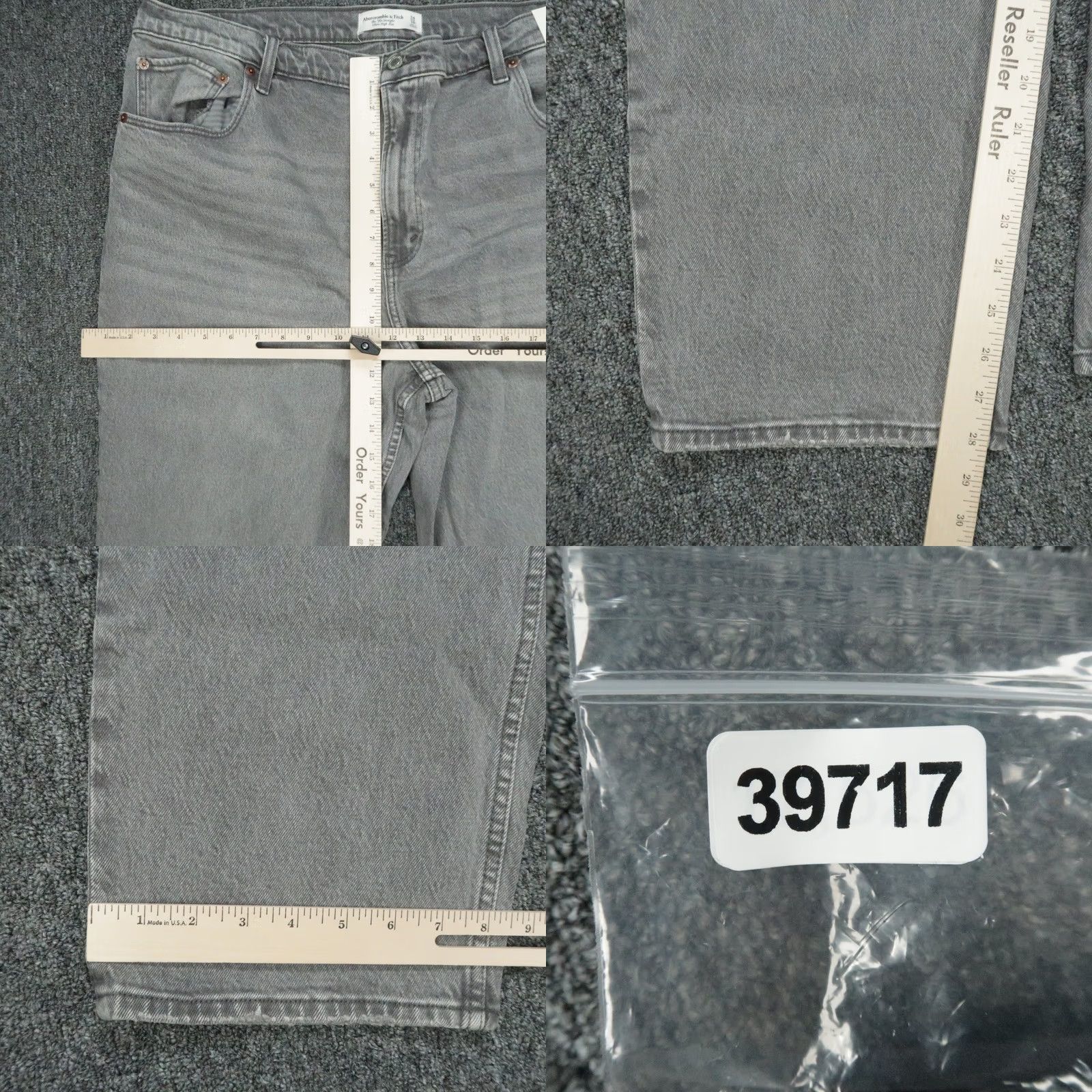 Abercrombie & Fitch Abercrombie & Fitch Jeans Women 34 38 in Gray Straight 5-Pocket Denim Vintage No XS? Size 24" / US 00 / IT 34 - 8 Thumbnail