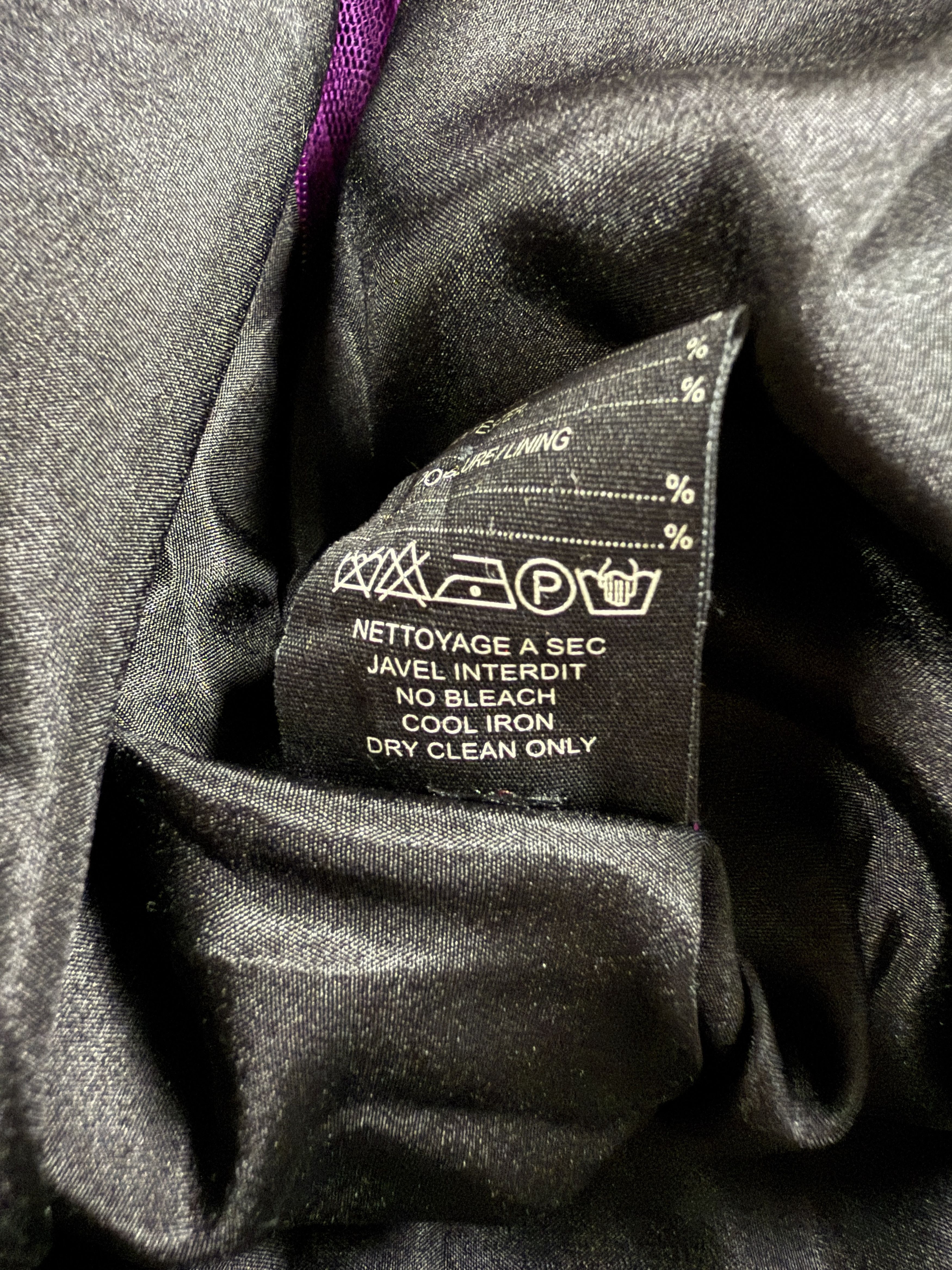 Marc Le Bihan Marc Le Bihan Purple Tulle Skirt Size 26" / US 2 / IT 38 - 6 Thumbnail