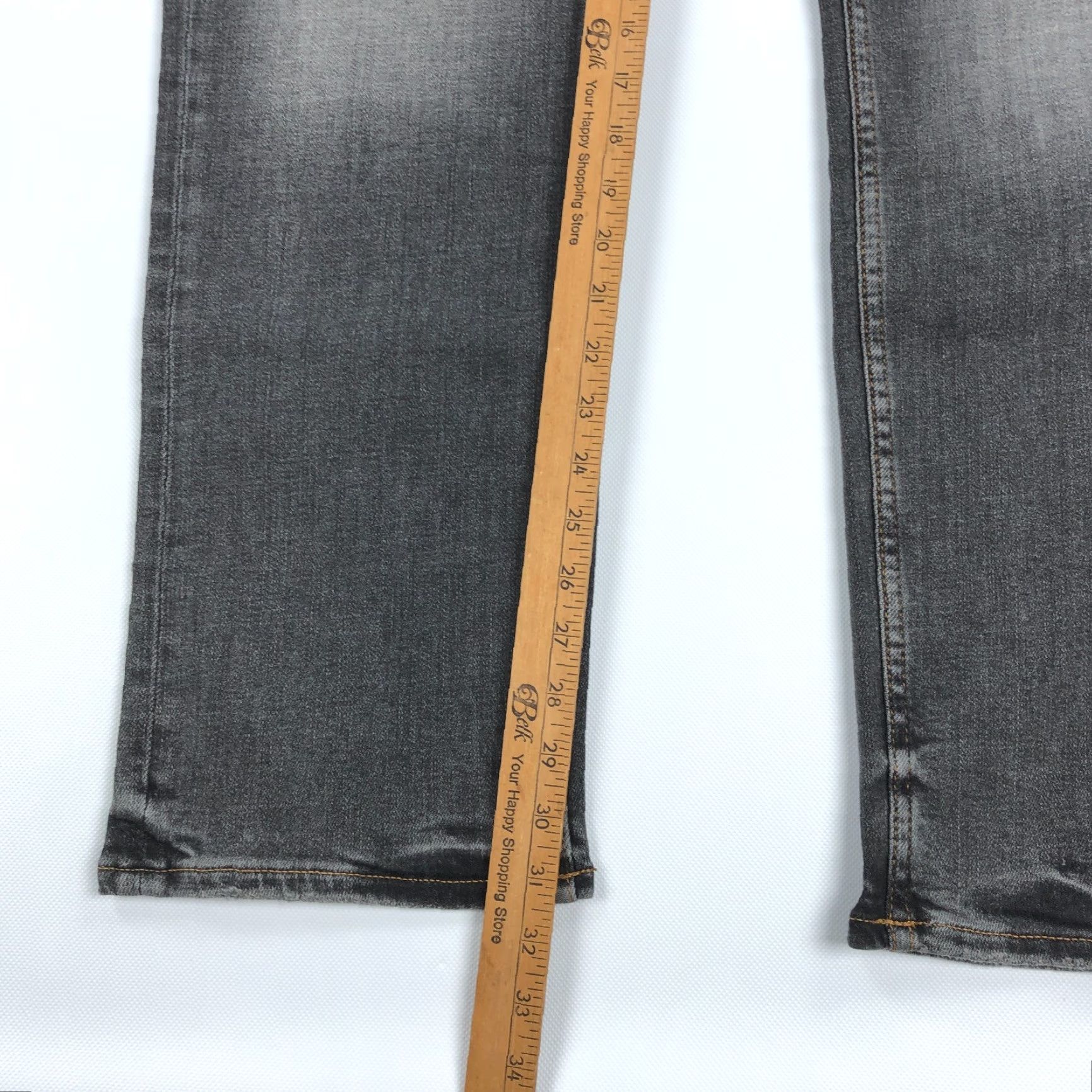 Guess GUESS Jeans Mens 38x32 Davis Slim Straight Black Denim Pants Distressed Jeans 5-Pocket Design Straight Mens Regular Size 38 Black Denim Size US 38 / EU 54 - 2 Thumbnail