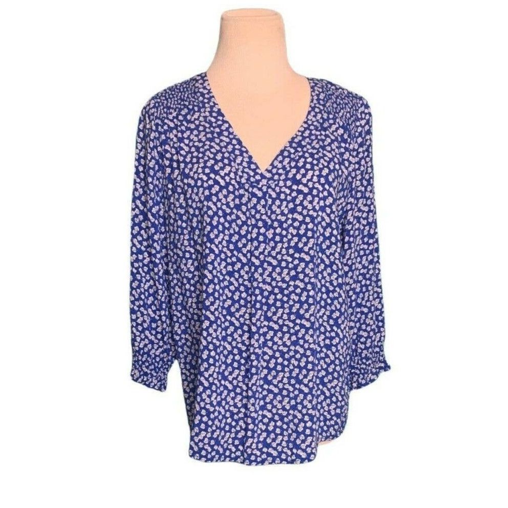 Cynthia Rowley Cynthia Rowley floral V neck boho blouse size small Size S / US 4 / IT 40 - 1 Thumbnail