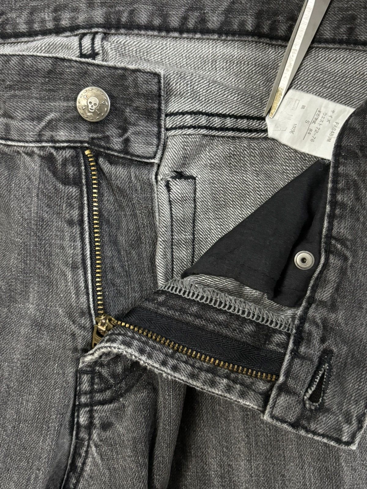 Hysteric Glamour Vintage Japanese Brand Faded Distressed Punk Grunge Jeans Size US 31 - 16 Thumbnail