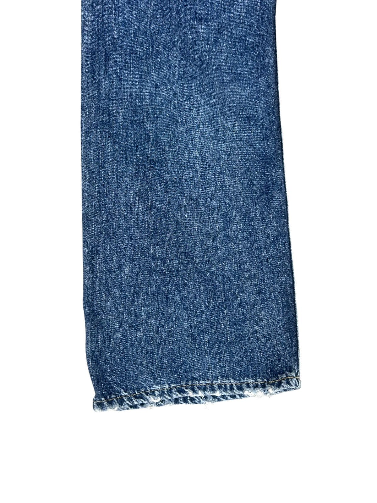 Levi's 2006 Levi’s 503 Leather Patch Distressed Faded Denim Jeans Size US 34 / EU 50 - 16 Thumbnail