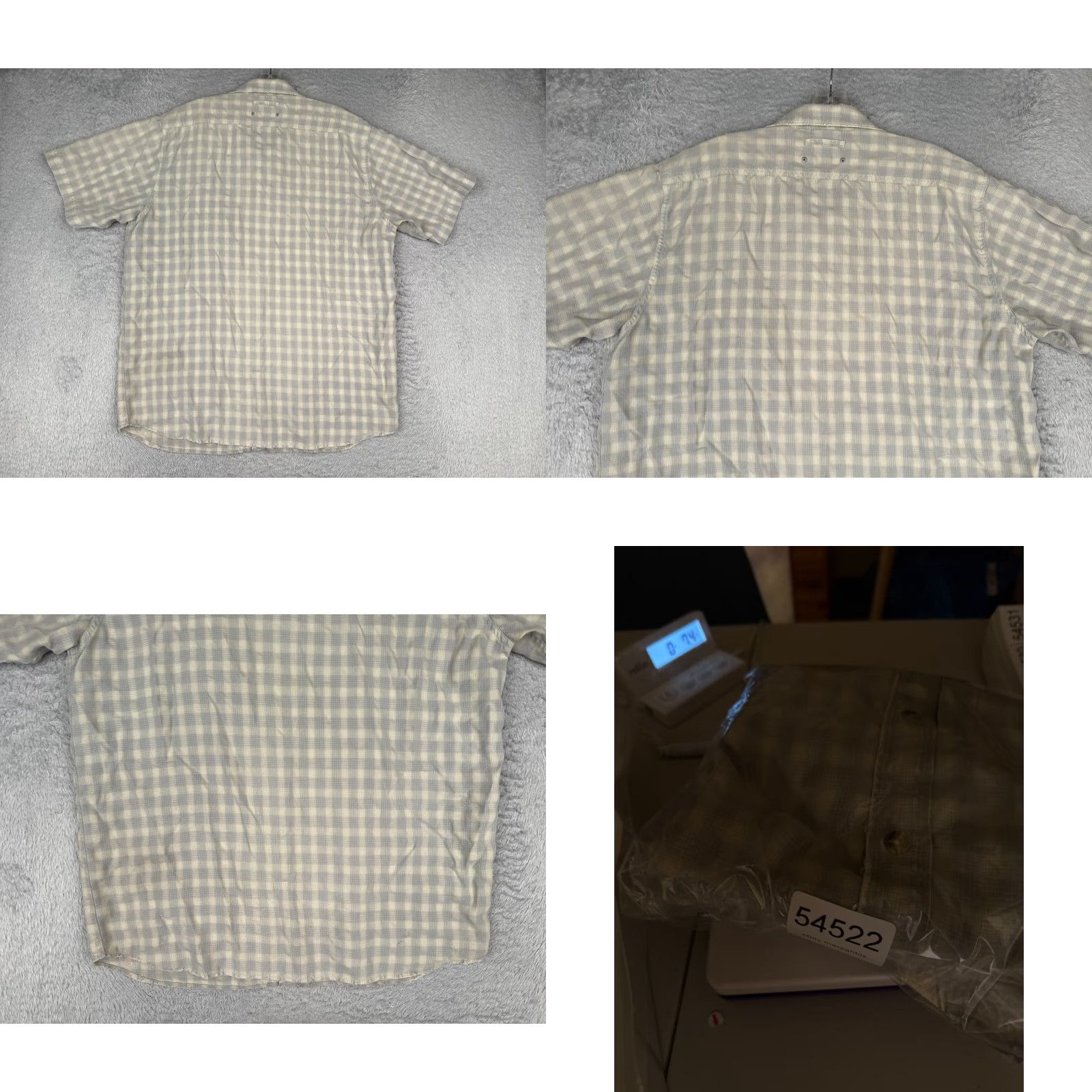The North Face The North Face Shirt Men L Blue Plaid Button-Up Short Sleeve Casual Outdoors Size US L / EU 52-54 / 3 - 9 Thumbnail