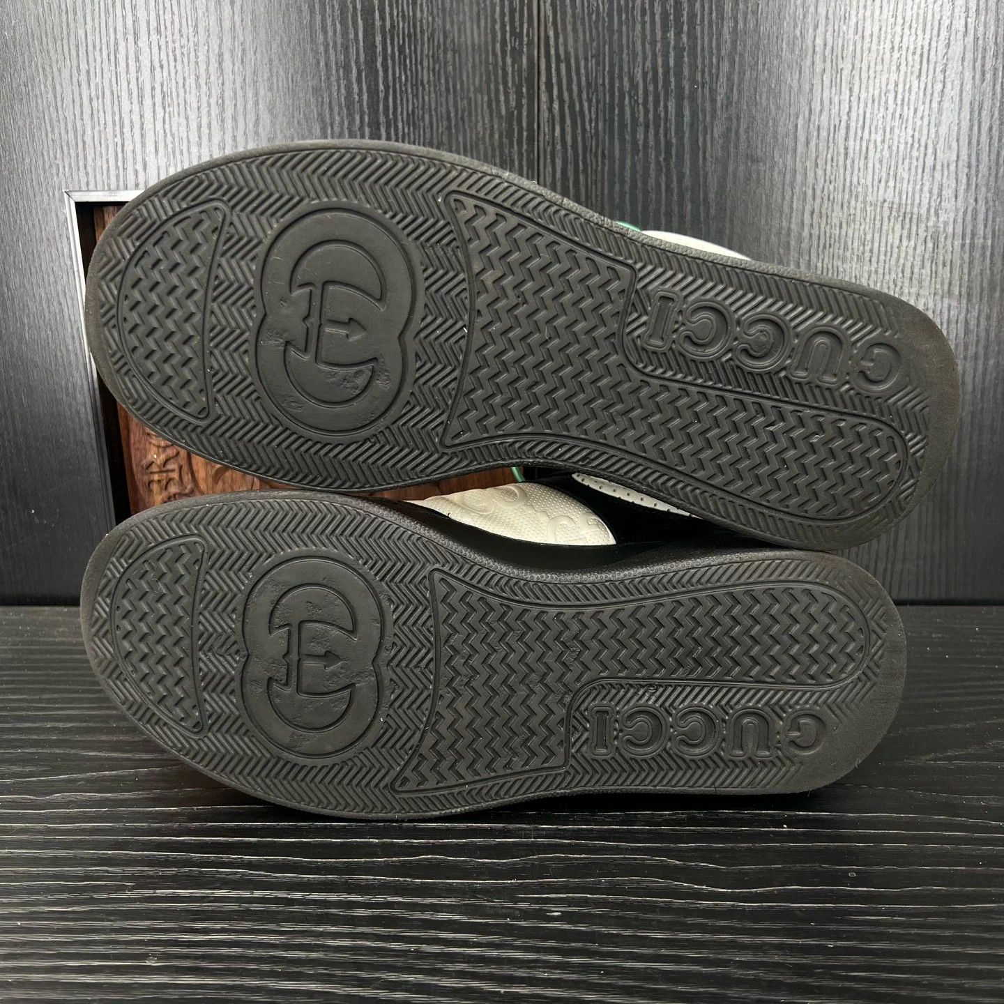Gucci Gucci Rhyton Cookie Sneakers B&W 41.5 Like New OG Box Size US 8.5 / EU 41-42 - 6 Thumbnail