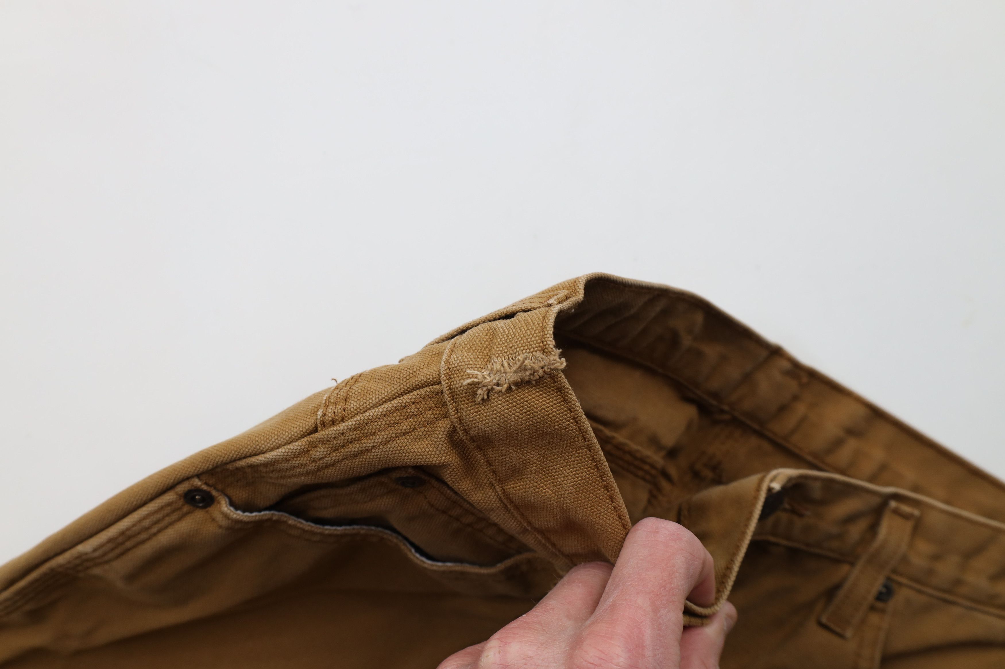 Dickies × Vintage Vintage Y2K Dickies Spell Canvas Dungaree Pants Duck Brown Size US 30 / EU 46 - 7 Thumbnail