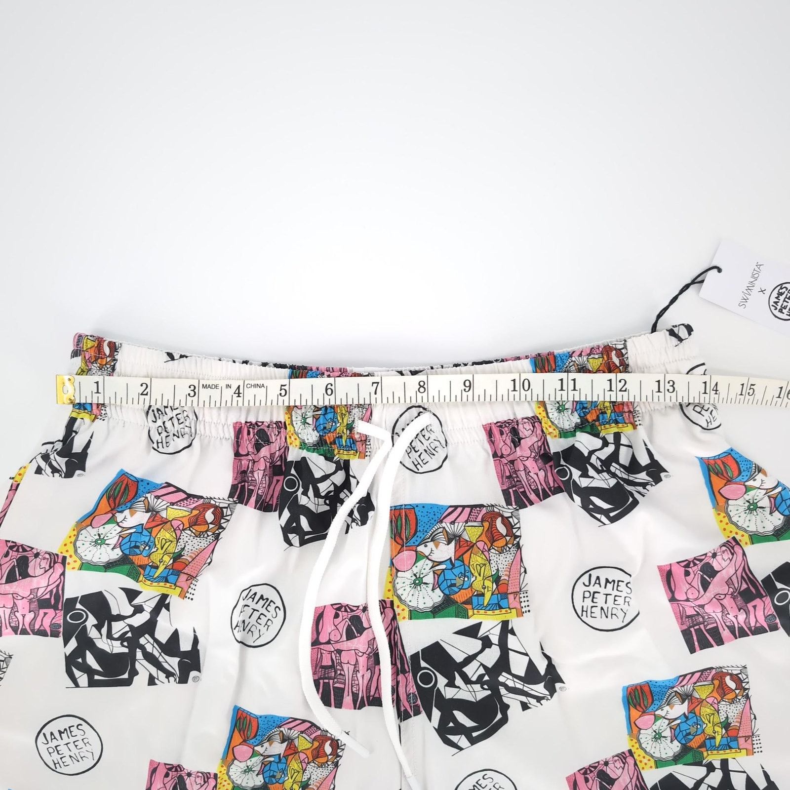 Other NWT​ Swiminista Swim Trunks Mid-Length Board Shorts - Size M Size US 32 / EU 48 - 11 Thumbnail