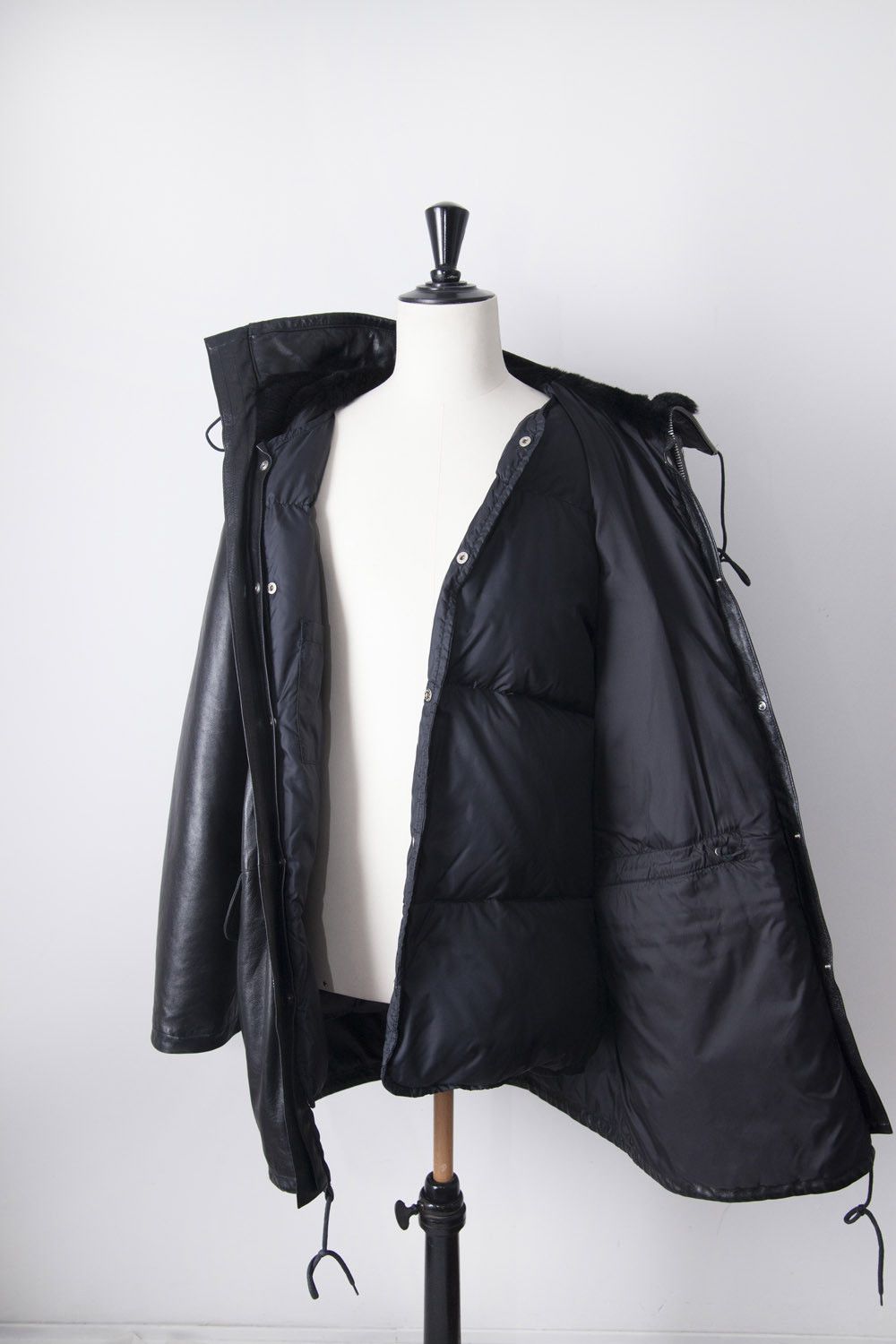 Helmut Lang AW98 leather puffer N-3B parka Size US M / EU 48-50 / 2 - 9 Thumbnail