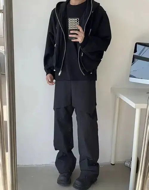 Jean Nozomi x Yuri Casual Trousers Sports Drawstring Pleated Pant Size US 36 / EU 52 - 5 Thumbnail