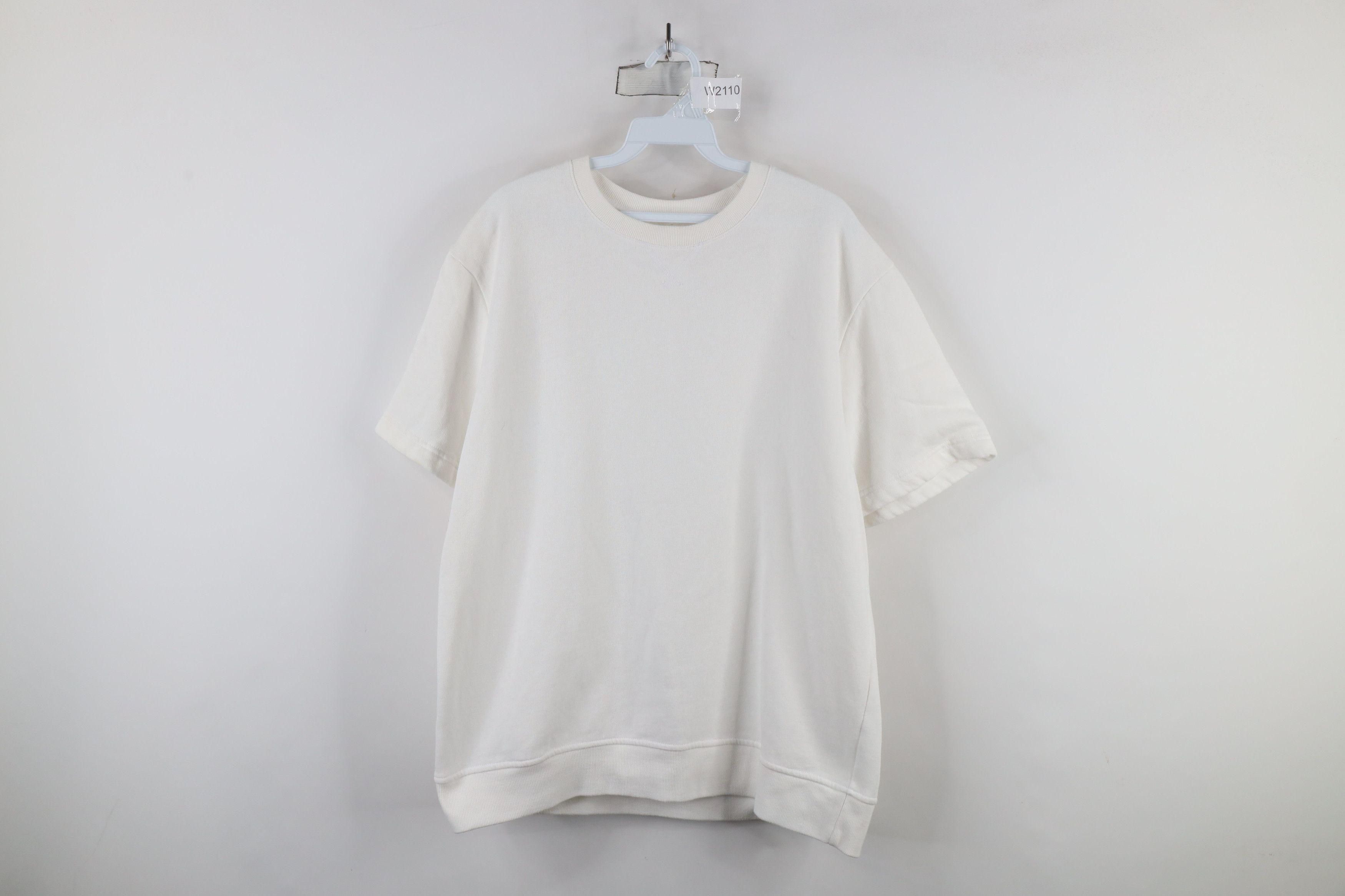 Vintage Vintage 90s Streetwear Short Sleeve Crewneck Sweatshirt Size US L / EU 52-54 / 3 - 1 Thumbnail