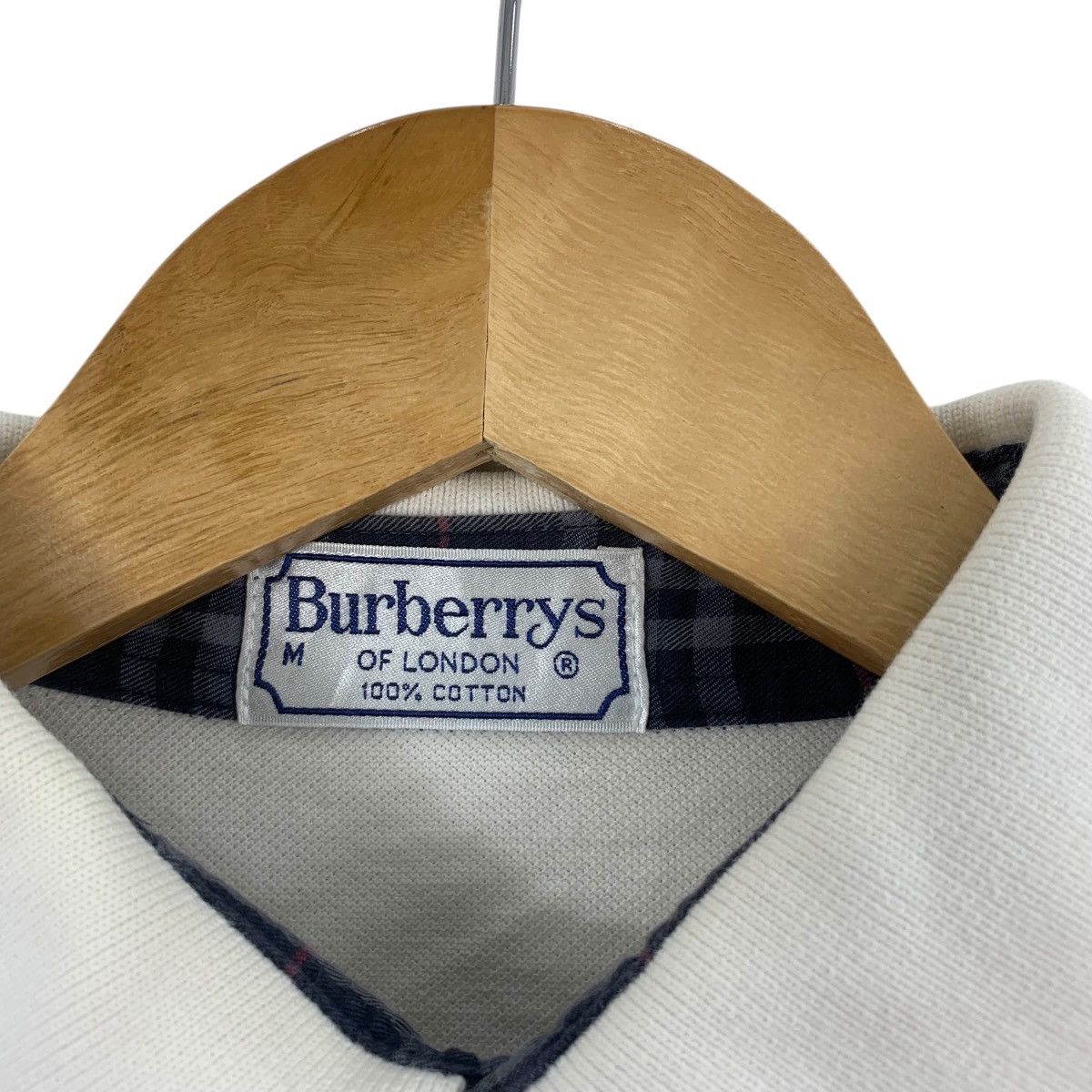 Burberry Vintage BURBERRY LONDON Embroidered Logo Polo Tee Shirt Top Size M / US 6-8 / IT 42-44 - 7 Thumbnail