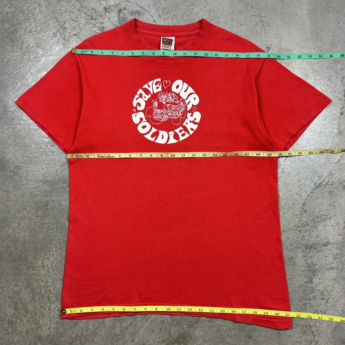 Vintage 1990s Save Our Soldiers Size US M / EU 48-50 / 2 - 13 Thumbnail
