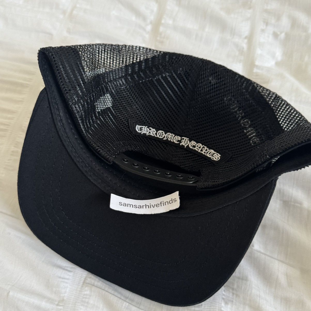Chrome Hearts Chrome Hearts Fuck You Trucker Hat Black Size ONE SIZE - 5 Thumbnail