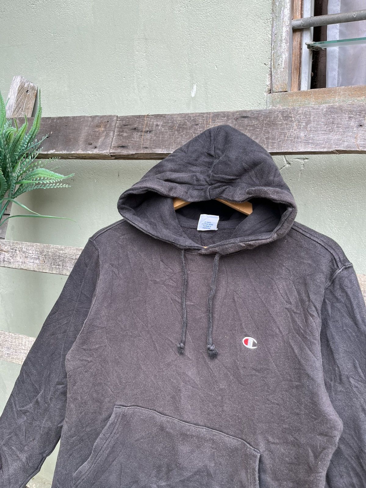 ⚡️Vintage Champion Side Logo Hoodie