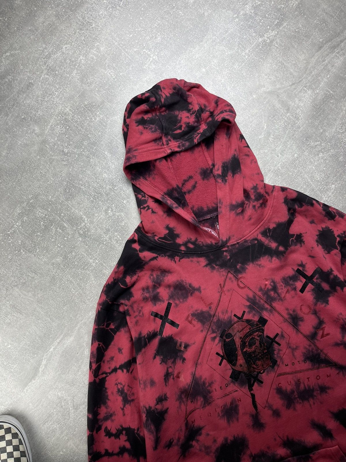Affliction Affliction Customs Motorcycles Skull Mde in USA Hoodie Size US XL / EU 56 / 4 - 6 Thumbnail