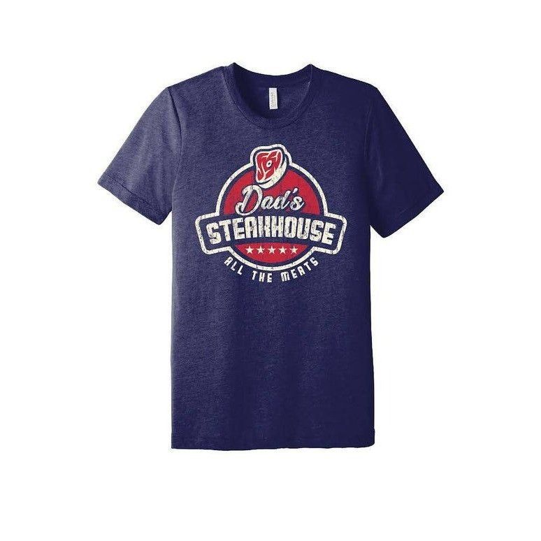 Other Dad's Steakhouse Shirt Size Large Short Sleeve Navy Color Size US L / EU 52-54 / 3 - 1 Thumbnail