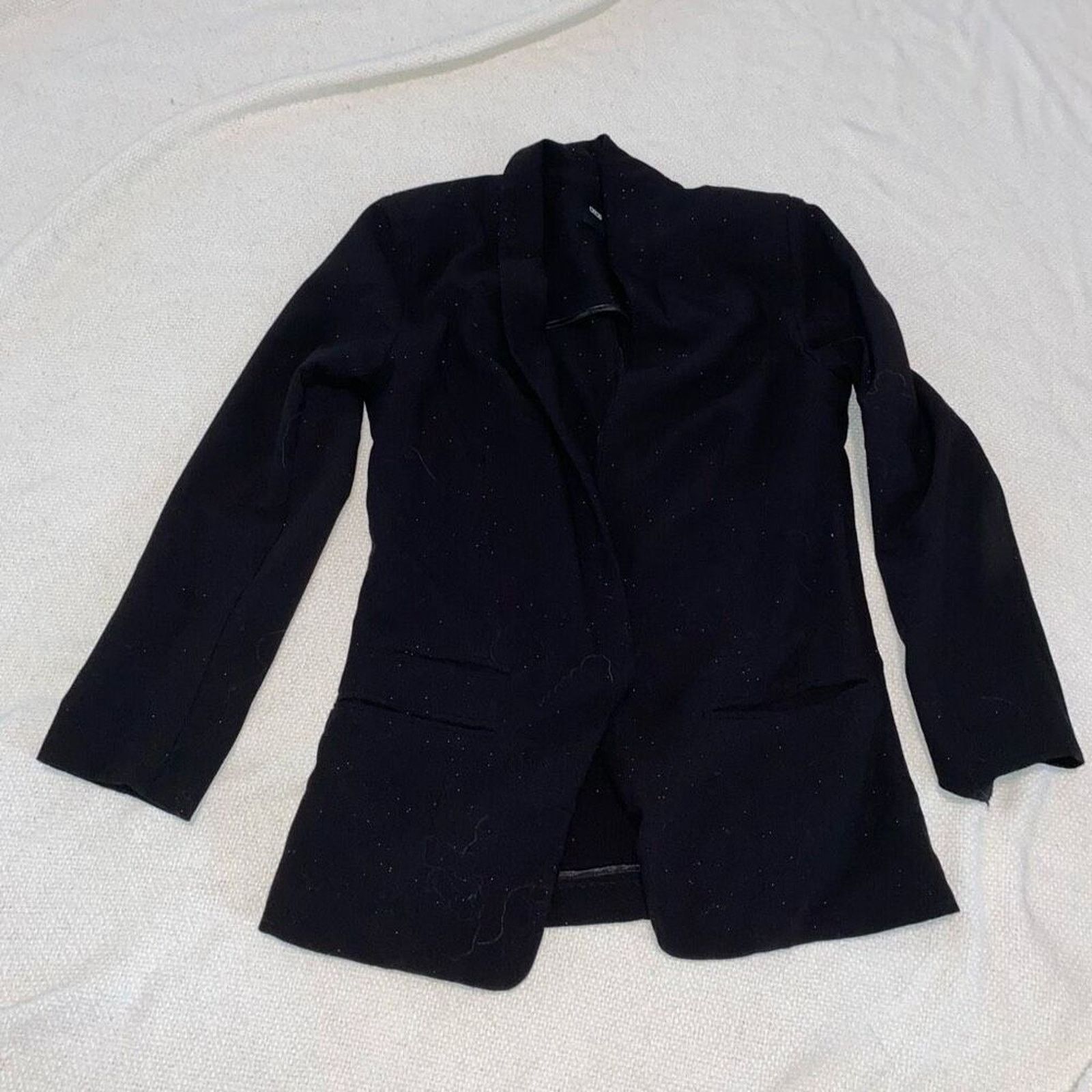 Asos ASOS Black Blazer Suit Jacket | Sz 4 Size S / US 4 / IT 40 - 2 Thumbnail