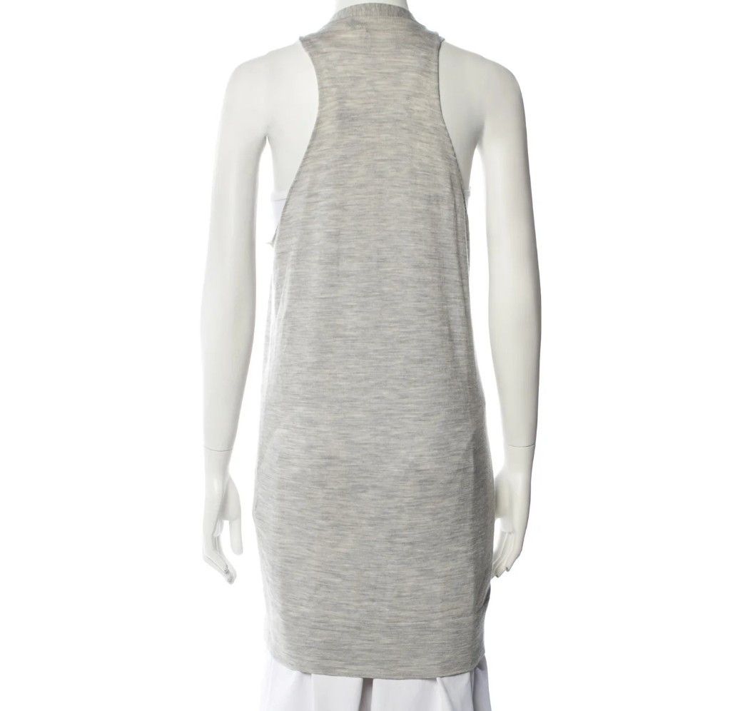 Other Kaufmanfranco Merino Wool Tunic Plunging Neckline Gray Med. Size M / US 6-8 / IT 42-44 - 5 Thumbnail