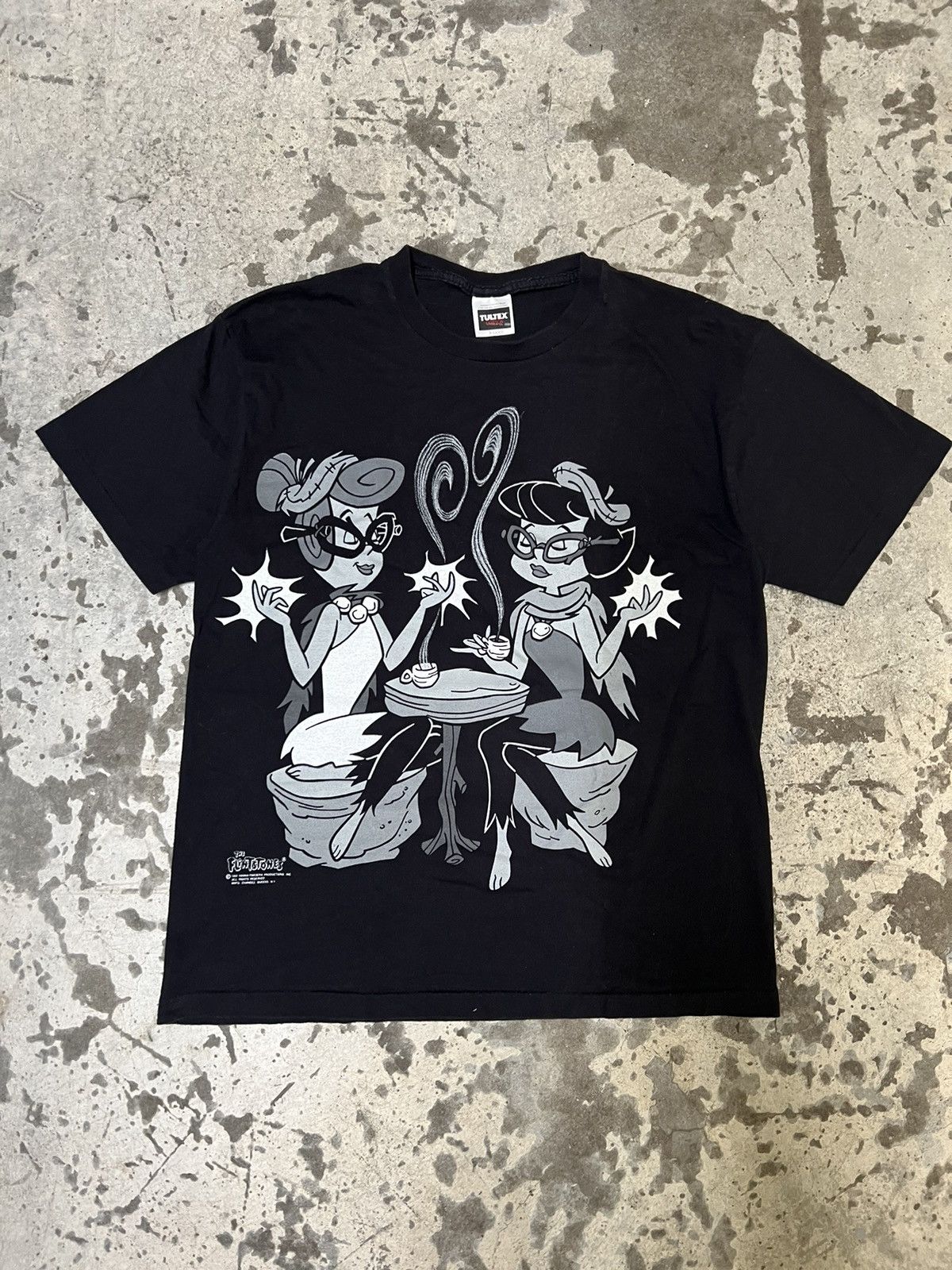 Anime × Vintage Vintage 1993 Betty and Wilma tea party single stitch tee XL Size US XL / EU 56 / 4 - 1 Thumbnail