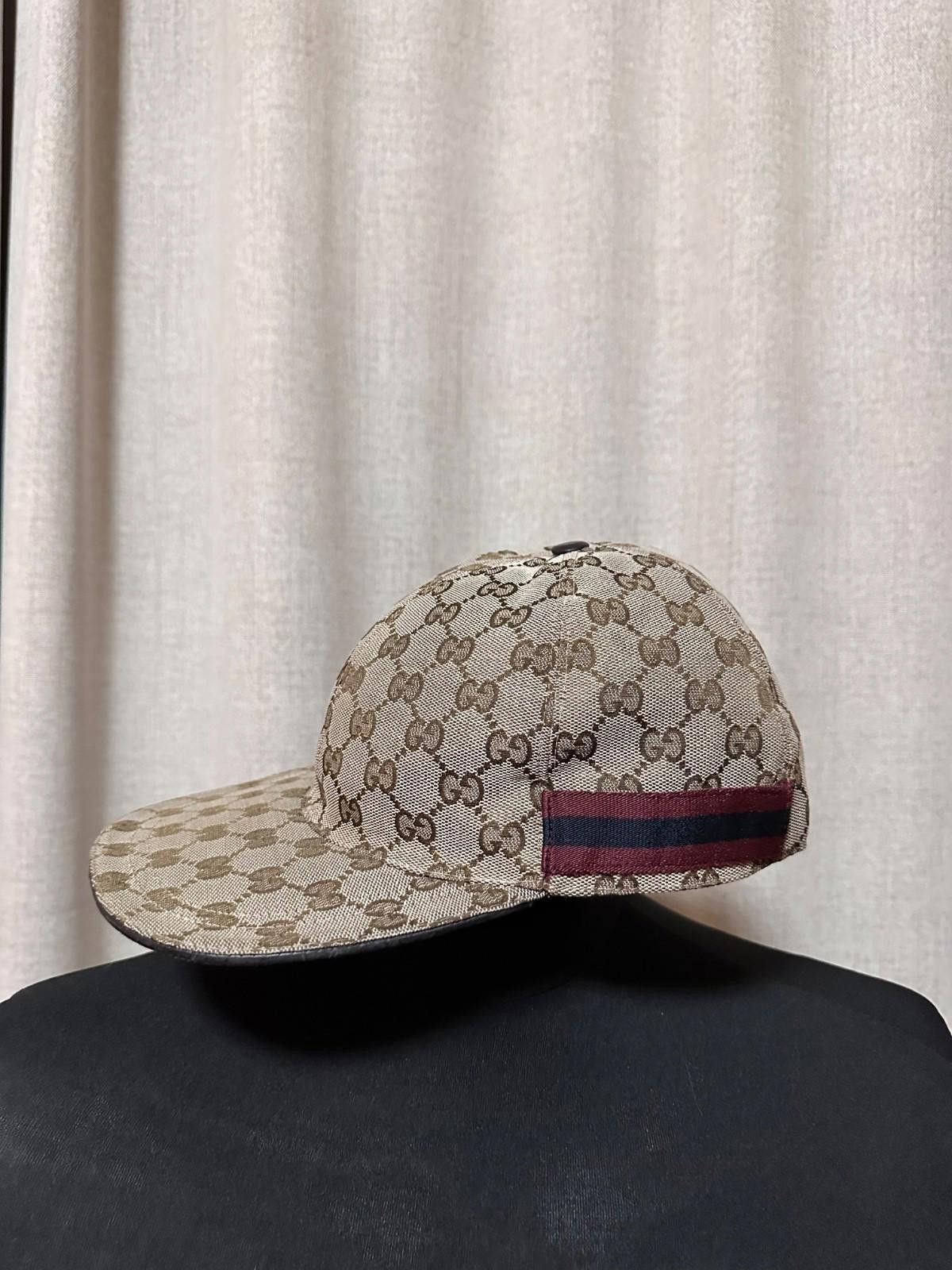 Gucci Gucci Basketball Cap Monogram Brown Size ONE SIZE - 4 Thumbnail
