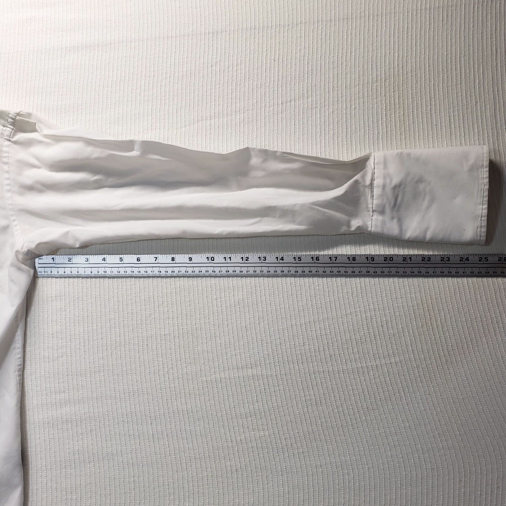 Joseph JOSEPH & FEISS Solid White Tuxedo Dress Shirt Size 18.5 Regular Classic Fit Mens Size 48R - 7 Thumbnail