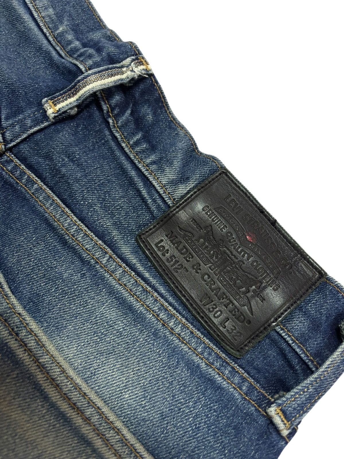 Levi's Vtg Y2k Levis Japan 512 Distressed Jeans Size US 30 / EU 46 - 6 Thumbnail
