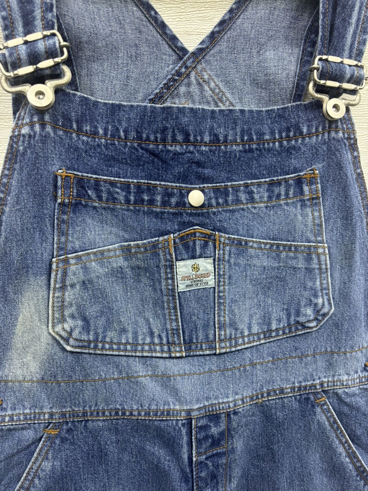 Hysteric Glamour Vintage Spellbound Garment Of ChampionDenim Overalls Size US 34 / EU 50 - 6 Thumbnail