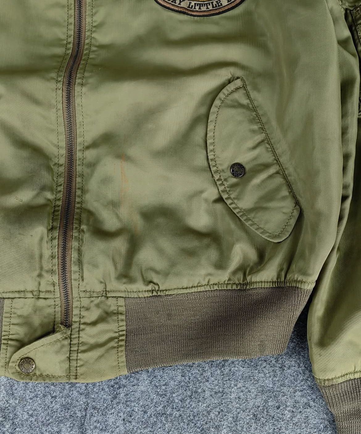 Tedman 2000s Tedman USA Airman Airforce L2B Military Bomber Jacket Size US L / EU 52-54 / 3 - 9 Thumbnail
