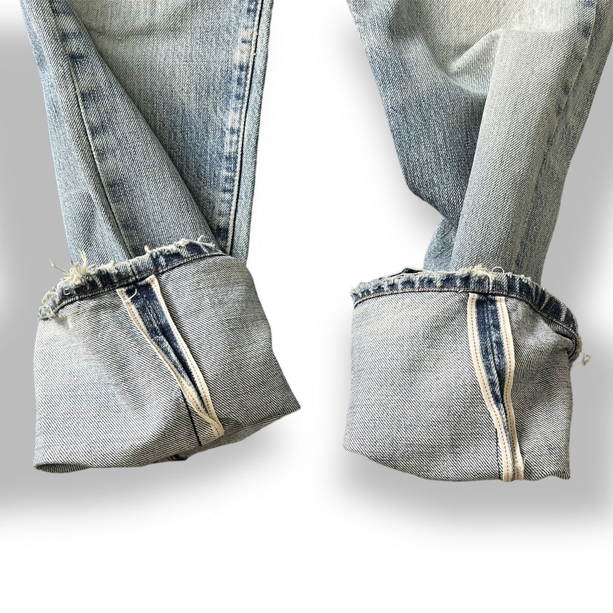 Levi's LEVIS 502XX Big E Button J22 Redline Selvedge Vintage 1991 Size US 28 / EU 44 - 19 Thumbnail