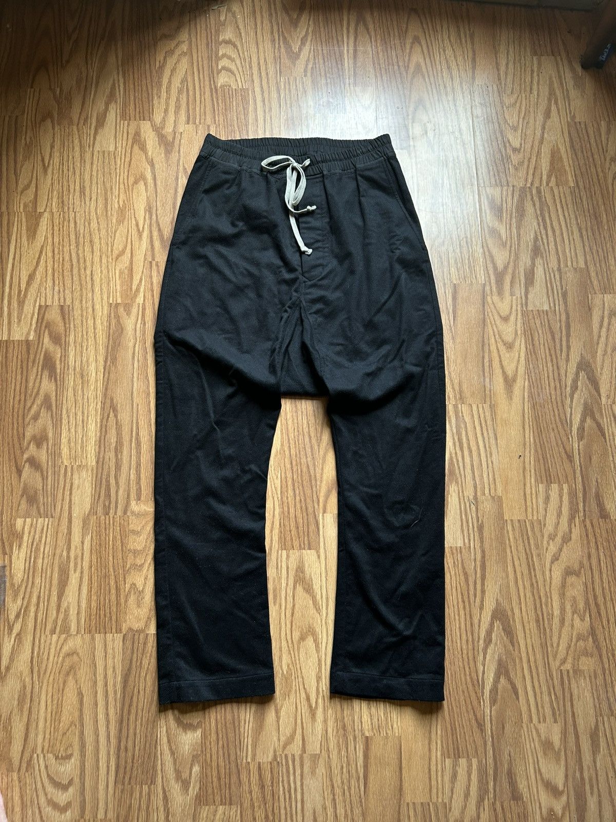 Rick Owens Flexible sizing SS16 Cyclops Viscose Drop Crotch | Grailed