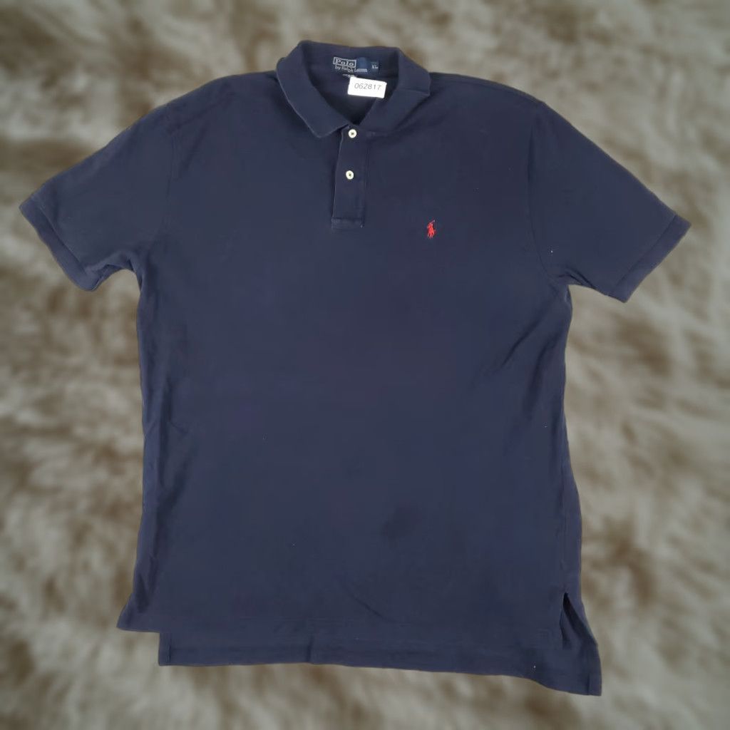 Ralph Lauren Ralph Lauren Polo Shirt Mens 2XL Blue Casual Short Sleeve Faded Regular Fit Size US XXL / EU 58 / 5 - 1 Thumbnail