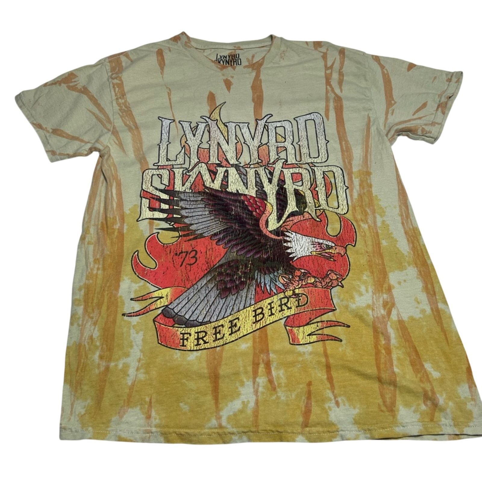 Band Tees Official Lynyrd Skynyrd Free Bird 1973 T-shirt Tie Dye Size US S / EU 44-46 / 1 - 1 Thumbnail