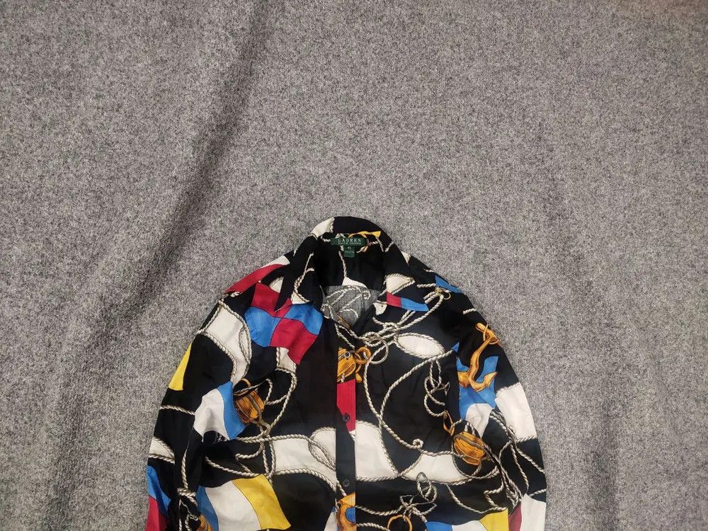 Lauren Ralph Lauren Lauren Ralph Lauren Vintage button up anchor nautical Shirt Size XS / US 0-2 / IT 36-38 - 1 Thumbnail