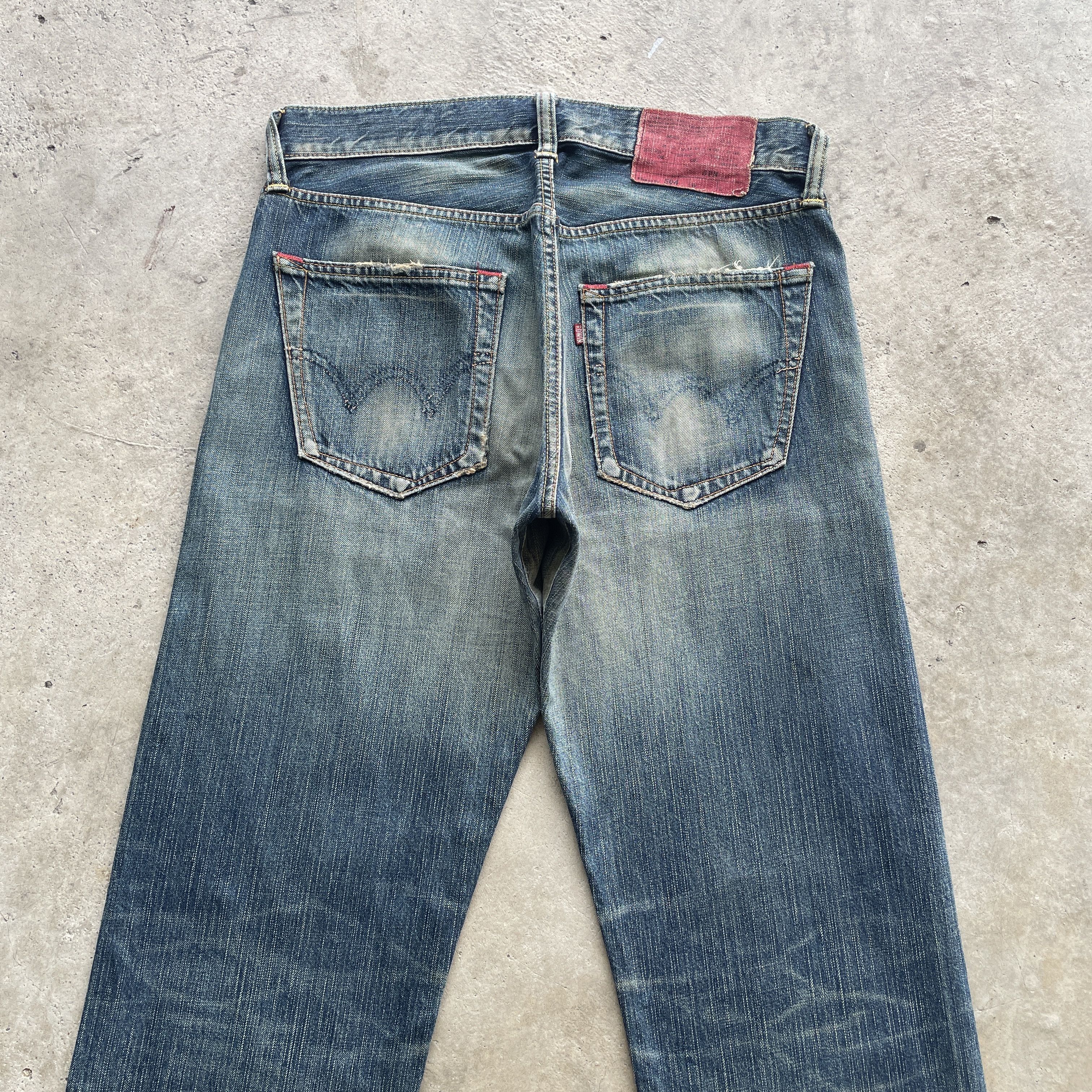 Japanese Brand W34 VINTAGE EDWIN 504 MUDWASH FADED DISTRESSED JEANS PANTS Size US 34 / EU 50 - 9 Thumbnail