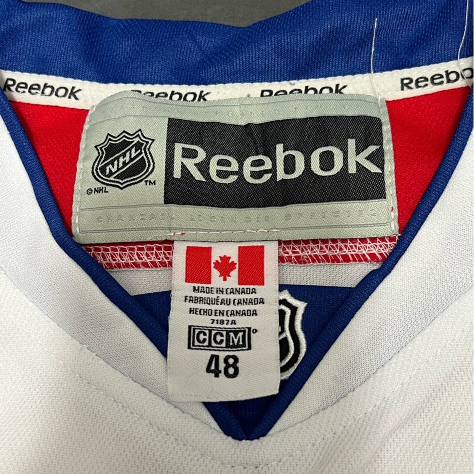 Ccm Montreal Canadians Jersey Gionta Fight Strap Made in Canada Size US XL / EU 56 / 4 - 10 Thumbnail