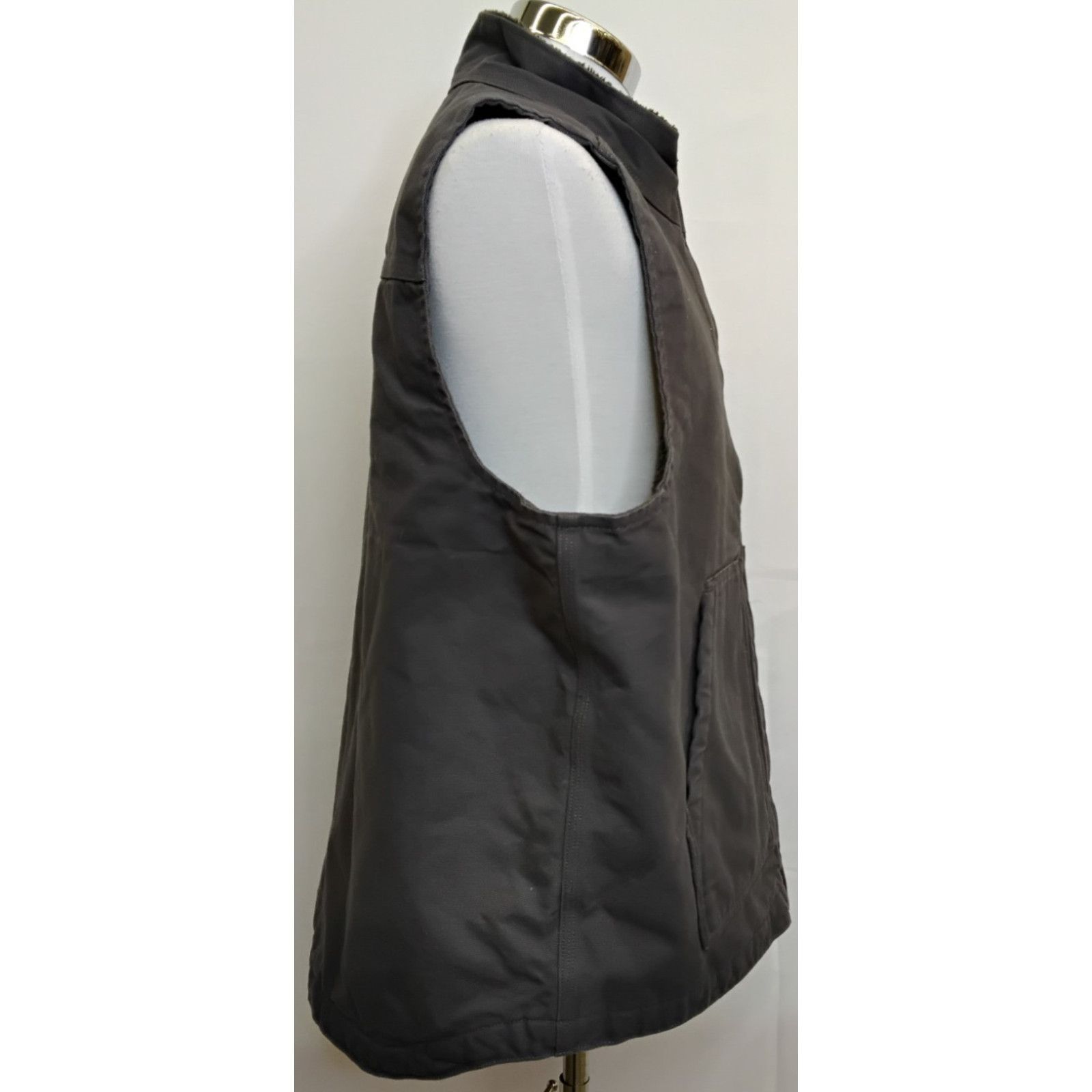 Carhartt Carhartt Canvas Duck Fleece Lined Vest Men's L Gray NWT Size US L / EU 52-54 / 3 - 4 Thumbnail