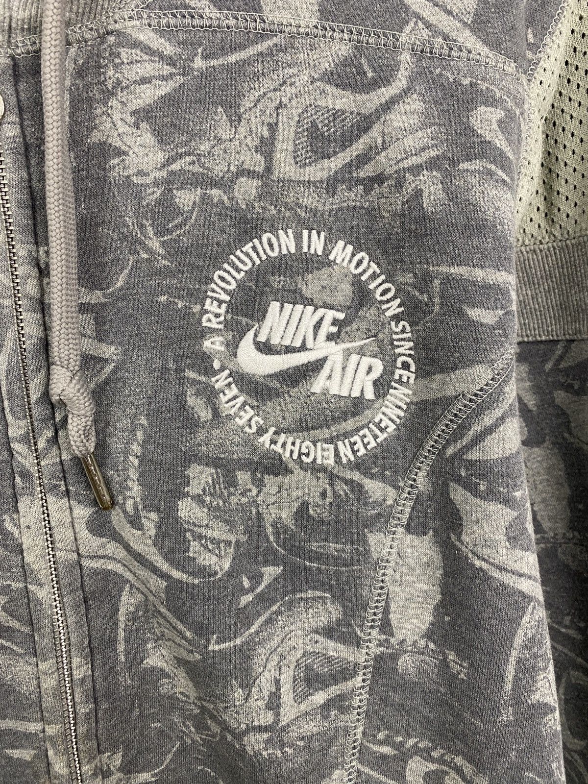 Nike 🇺🇸 Vintage 90s Nike Athletic Zip Hoodie Rare Retro Y2K Size US M / EU 48-50 / 2 - 4 Thumbnail