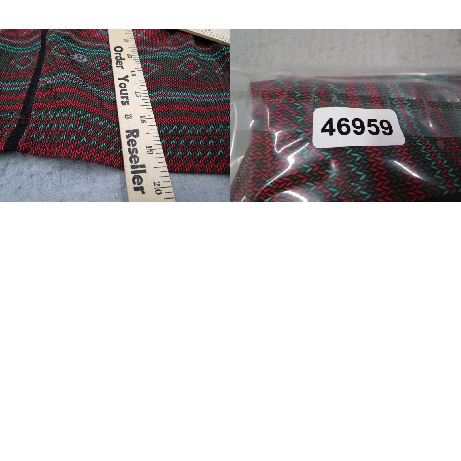 Lululemon LULULEMON Red LINED Shorts Mens Medium 9" Aztec Geometric Pockets Drawstring Polyester - Cambodia - Classic Fit - Casual Size US 31 - 8 Thumbnail