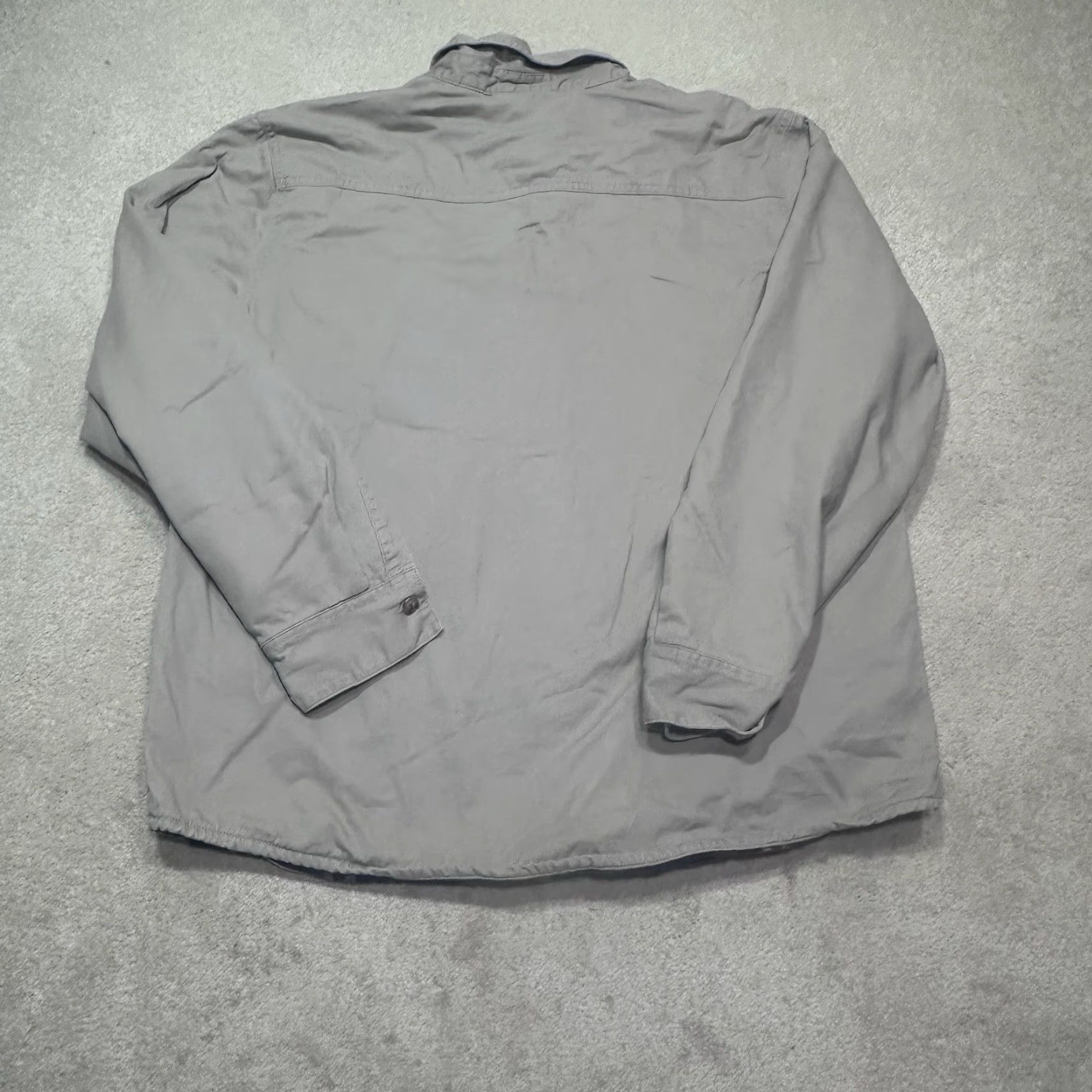 Vintage Woolrich Shacket Lined Flannel Mens 2XL Beige Khaki Button-Up Size US XXL / EU 58 / 5 - 2 Thumbnail