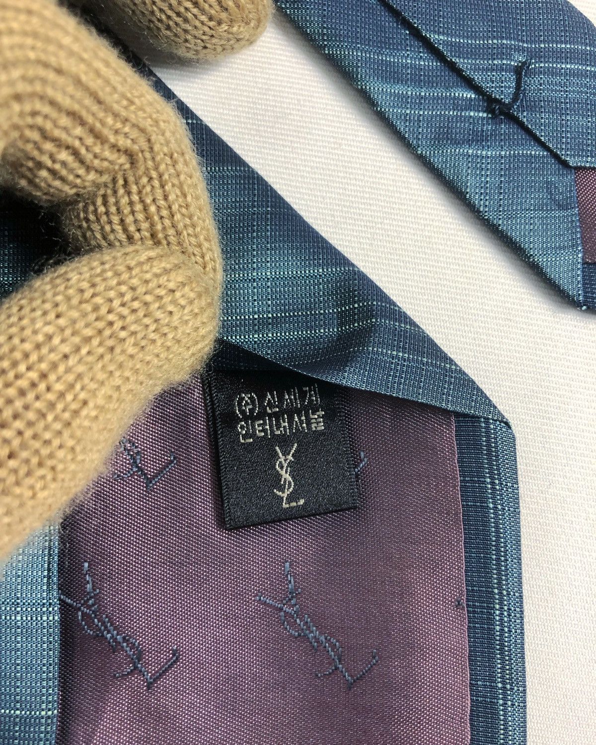 Yves Saint Laurent Rare Vintage Yves Saint Laurent YSL Silk Tie Size ONE SIZE - 7 Thumbnail