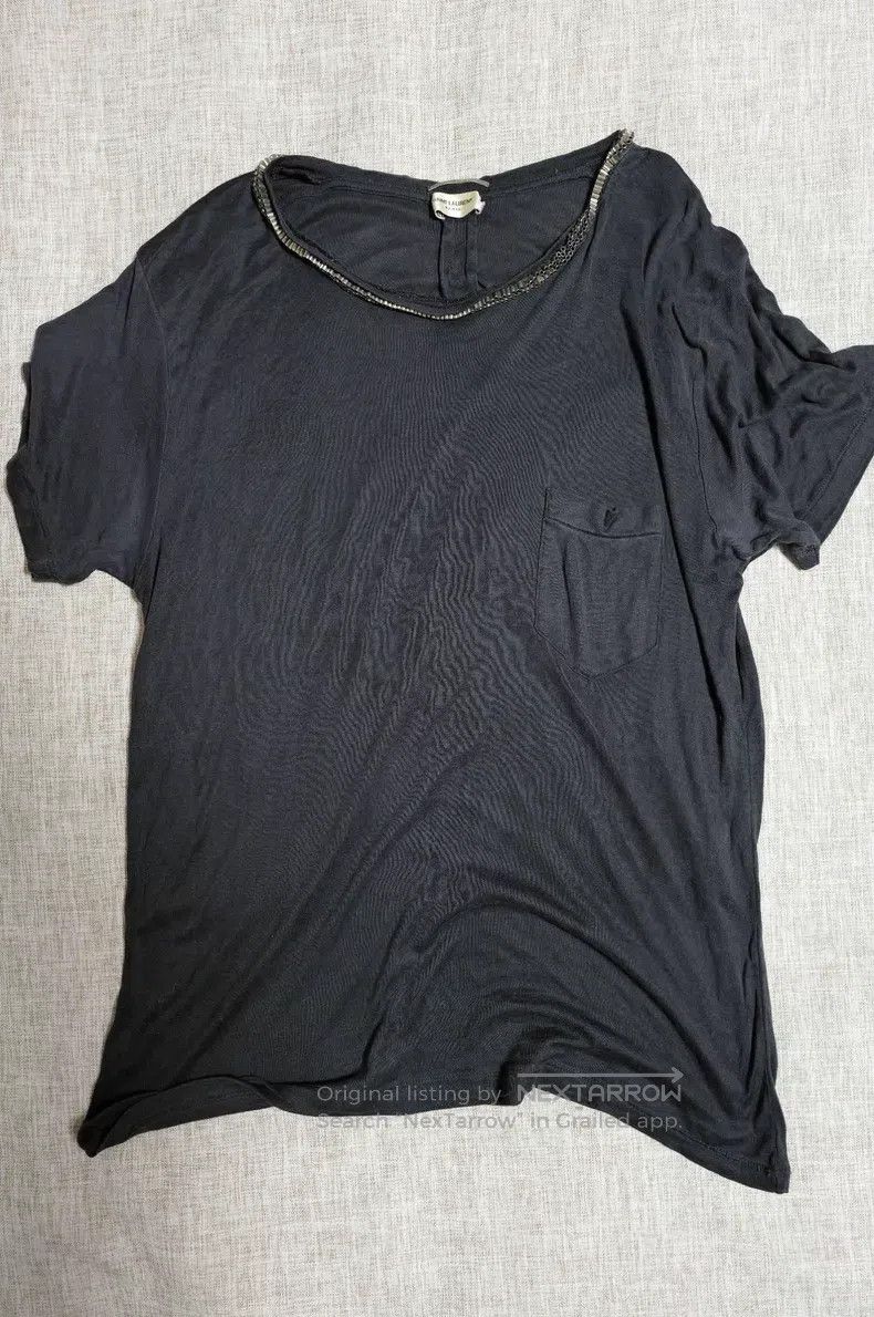 Saint Laurent Paris Saint Laurent Paris Pocket T-Shirt i Size US L / EU 52-54 / 3 - 1 Thumbnail