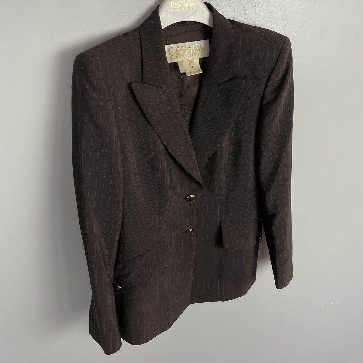 Escada Vintage suit Escada margaretha ley blazer and midi skirt 36 Size XS / US 0-2 / IT 36-38 - 7 Thumbnail