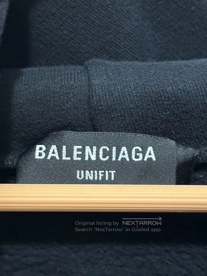 Balenciaga Balenciaga Black Hoodie Size US S / EU 44-46 / 1 - 3 Thumbnail