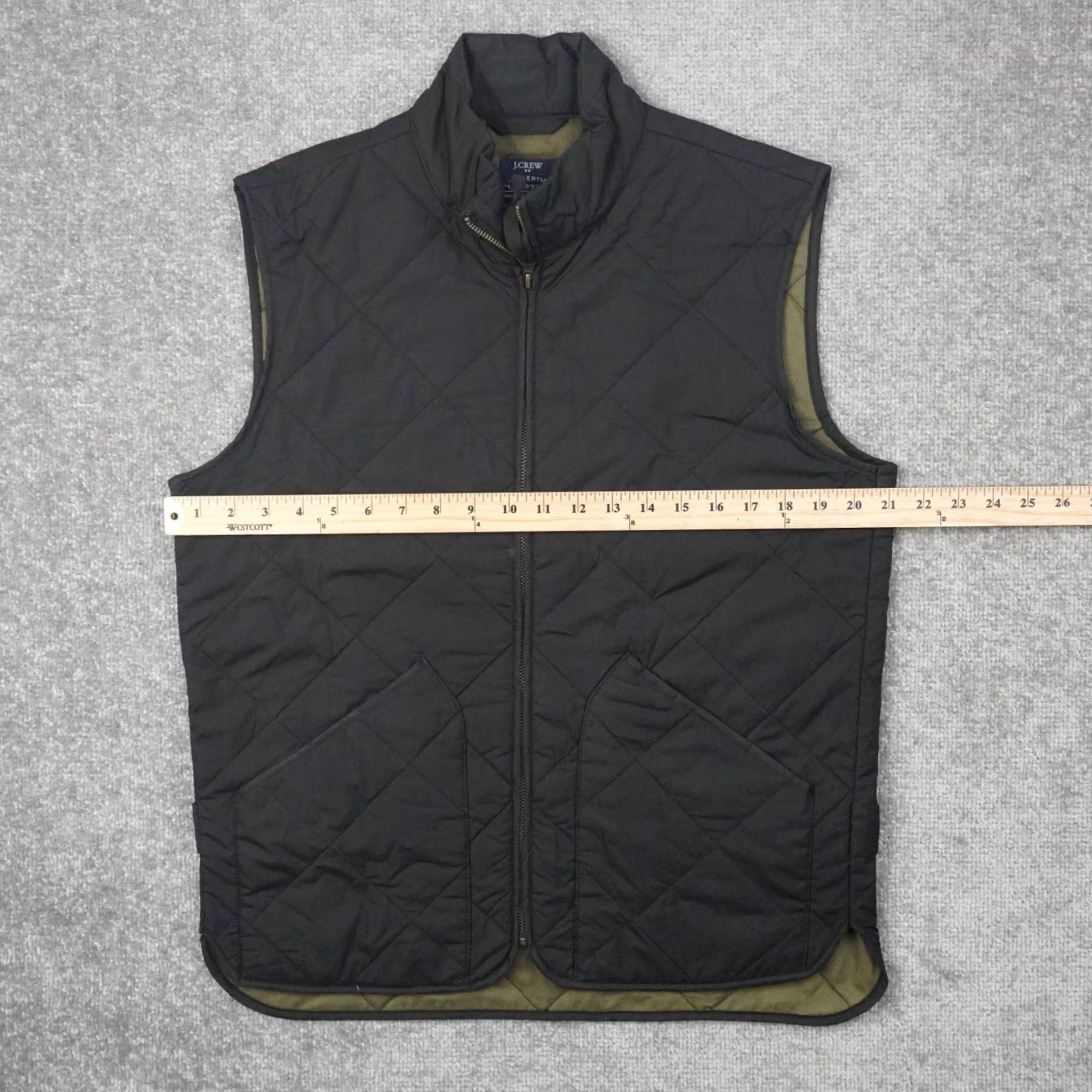 J.Crew J.Crew Mens Vest - Black Quilted Puffer Size US S / EU 44-46 / 1 - 5 Thumbnail