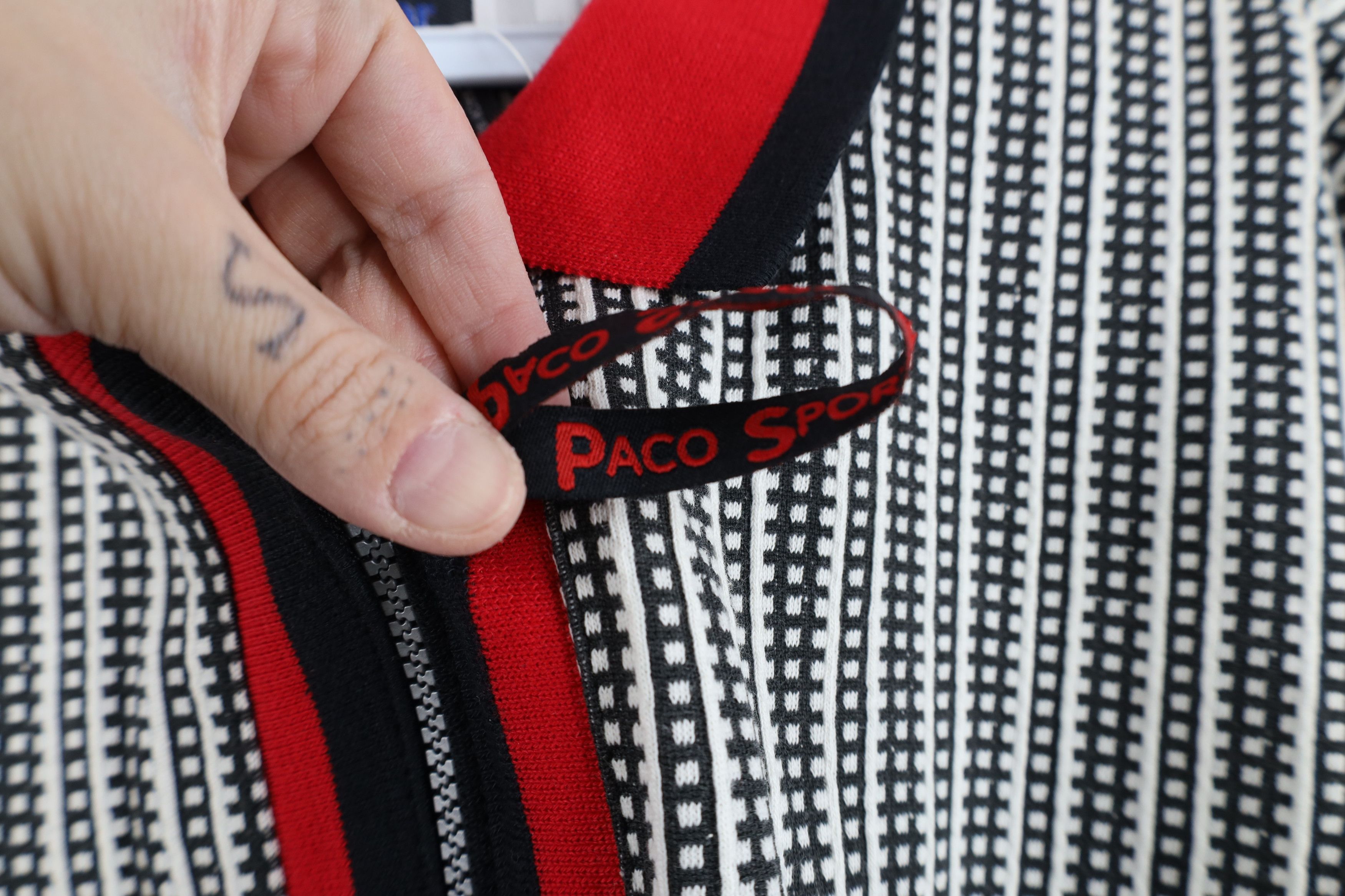 Vintage Deadstock Vintage 90s Streetwear Striped Baggy Half Zip Polo Size US L / EU 52-54 / 3 - 4 Thumbnail