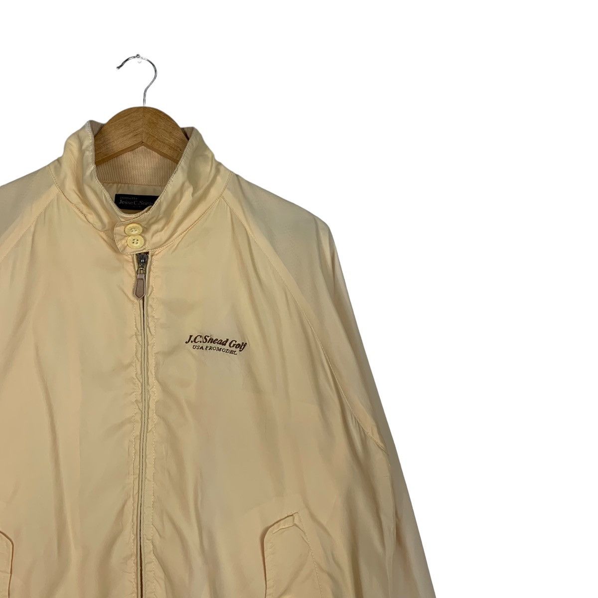 Vintage JESSE C. SNEAD Golf Yellow Casual Jacket #1048-C47 Size US M / EU 48-50 / 2 - 5 Thumbnail