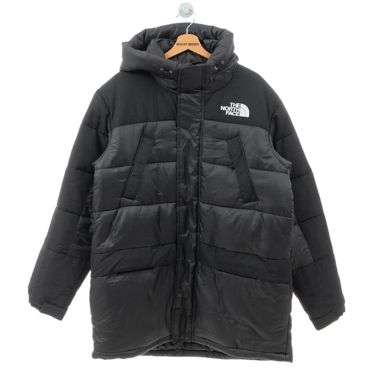 image of Outdoor Life x The North Face Himalayan Parka Puffer Jacket in Black, Men's (Size XL)