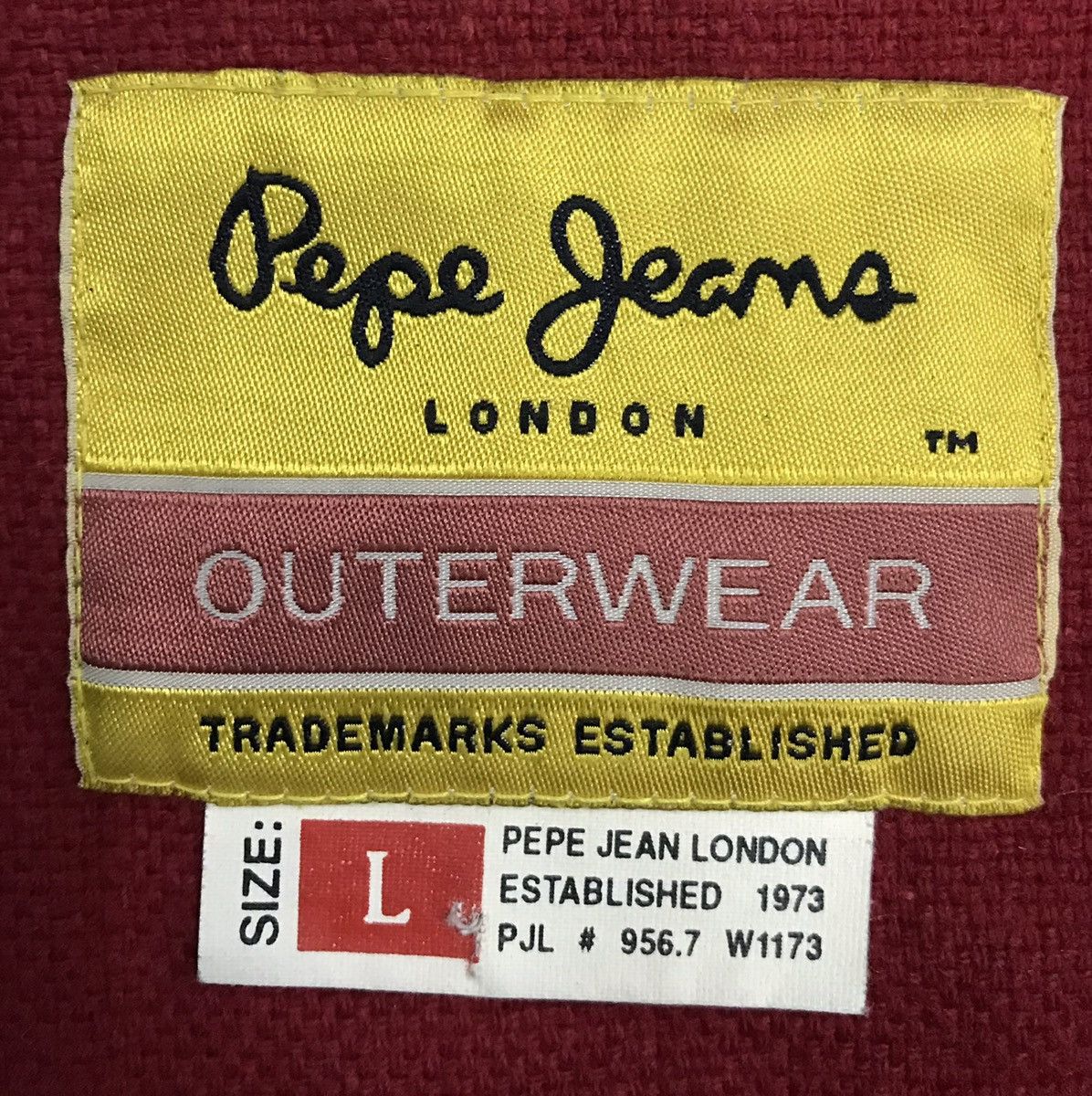 Pepe Jeans × Vintage Vintage Pepe Jeans London Jacket Size US L / EU 52-54 / 3 - 12 Thumbnail