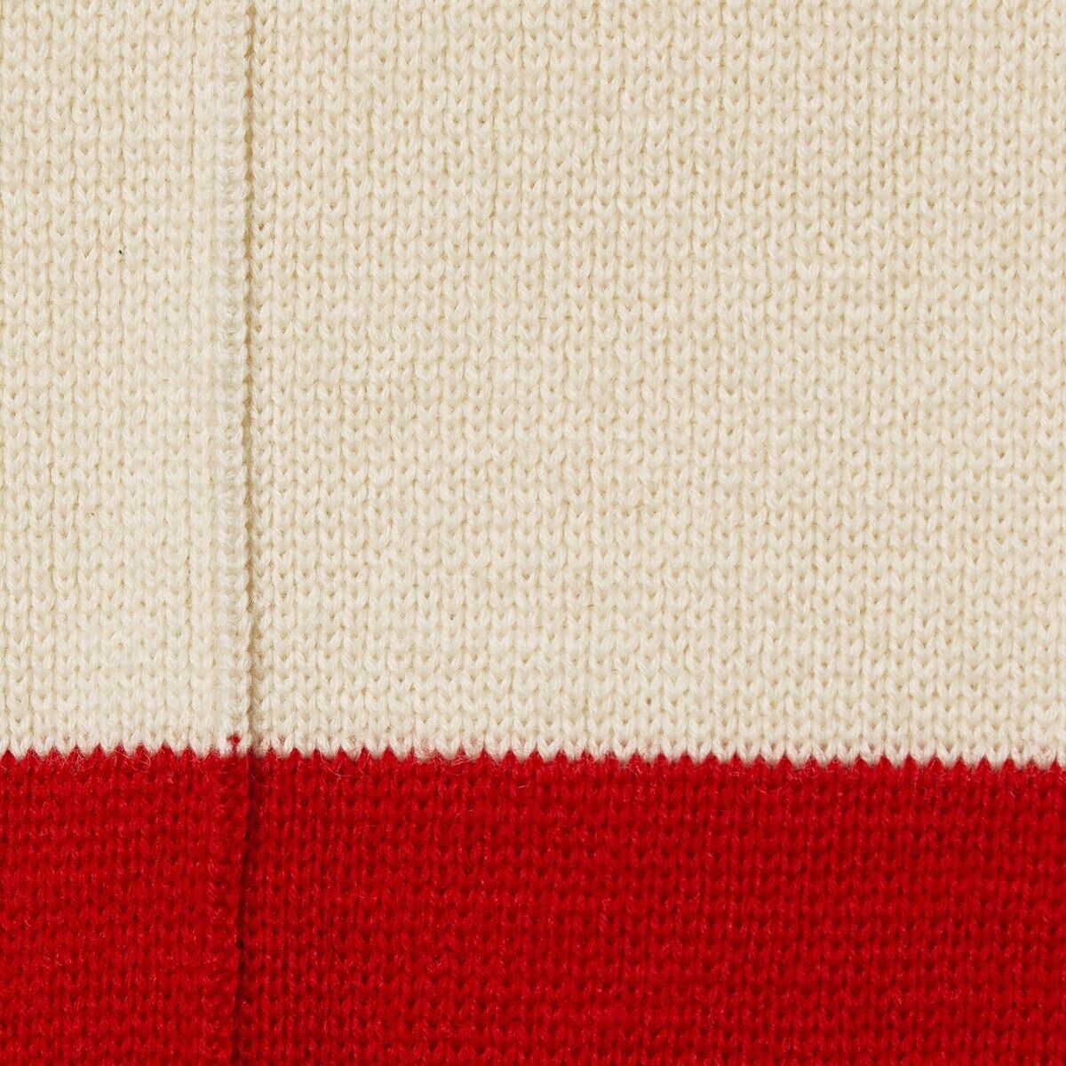 Gucci o1s1wg111025 Wool Stitch Knit Pant in Red/Ivory Size US 34 / EU 50 - 4 Thumbnail