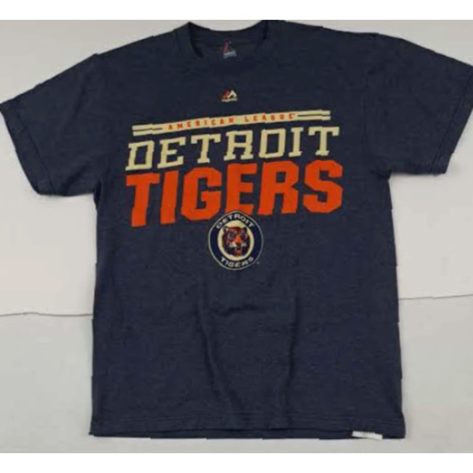 Vintage VINTAGE Detroit Tigers Baseball History T-Shirt Majestic M Gray Sports Baseball Mens Size US M / EU 48-50 / 2 - 2 Thumbnail
