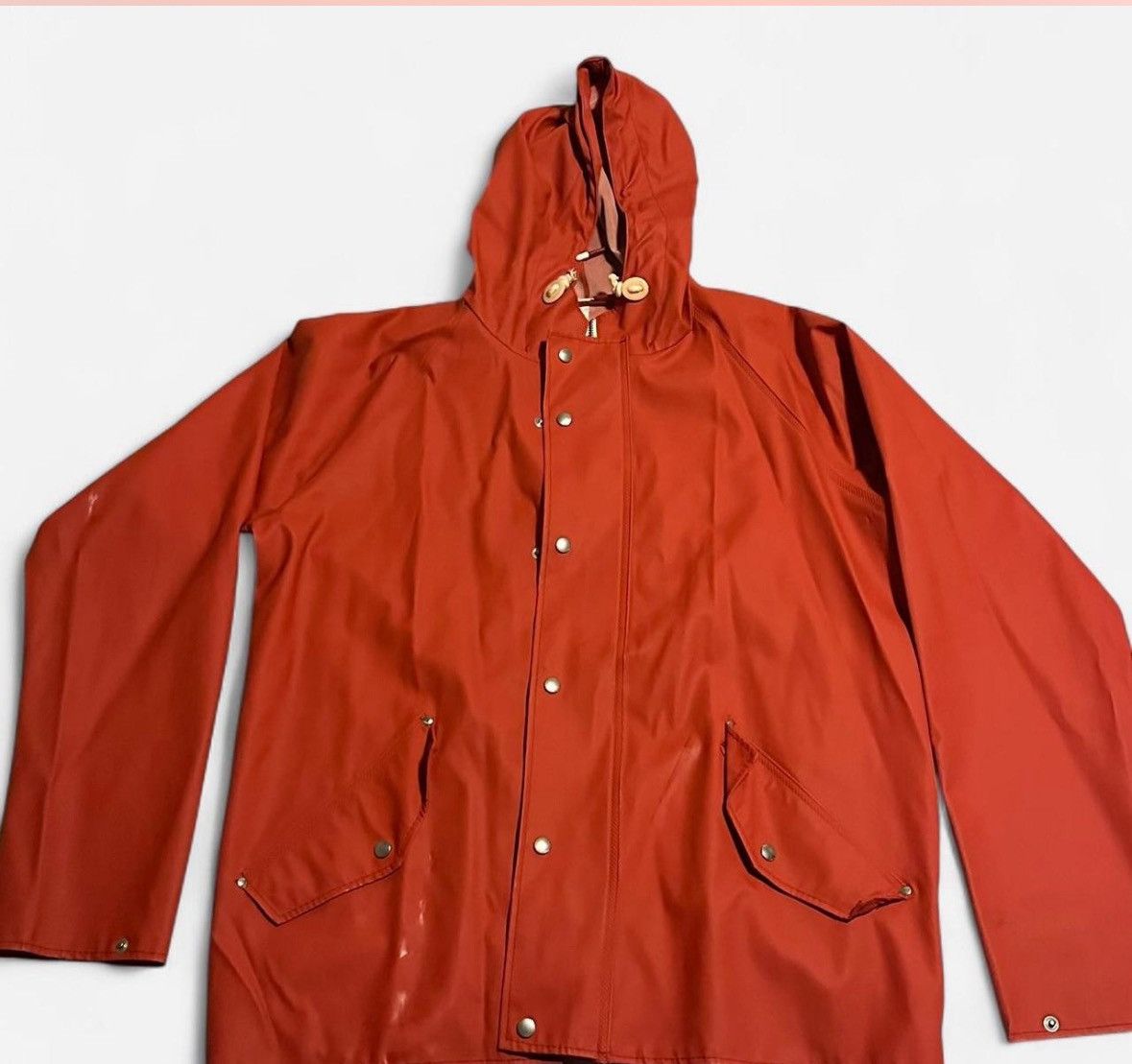 Norse Projects x Elka Classic Rain Jacket Blood Orange